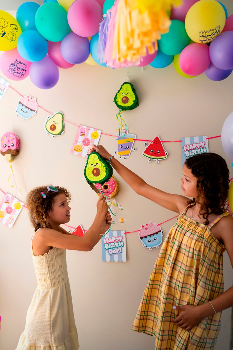 Mini Piñatas Kawaii Avocado & Meloen
