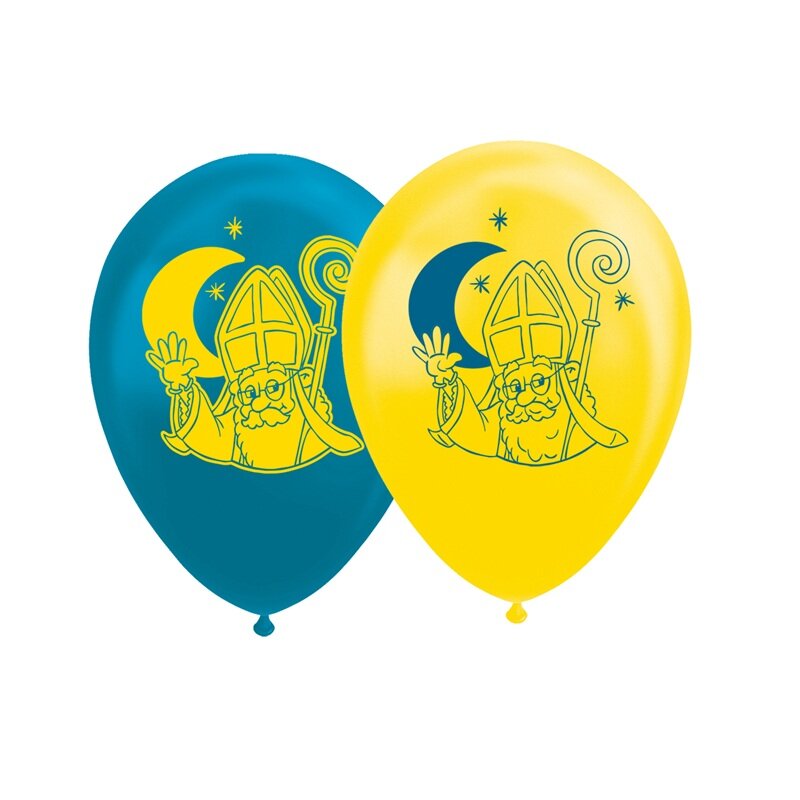 Ballonnen Sinterklaas 8 stuks