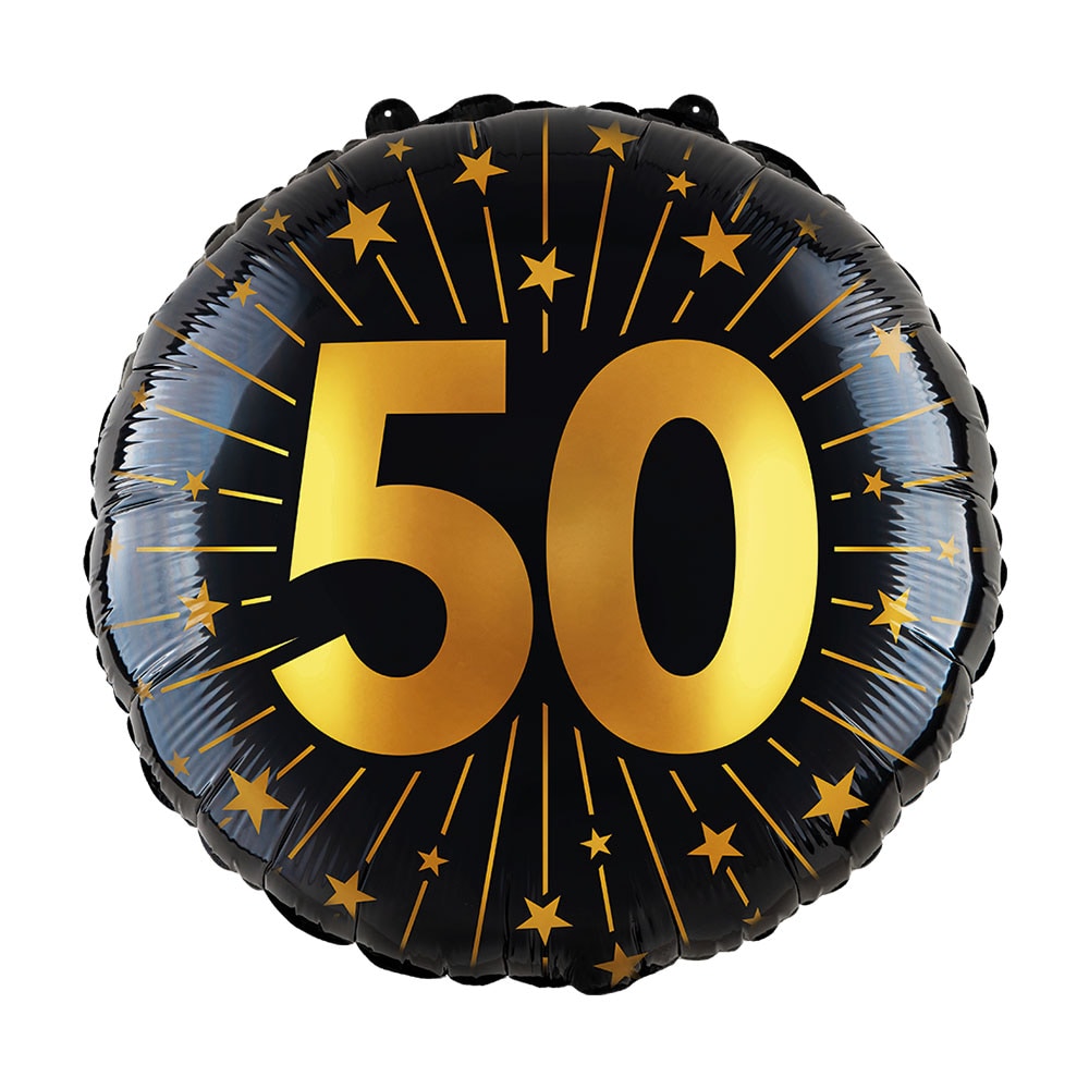 Folieballon Goud 50 jaar