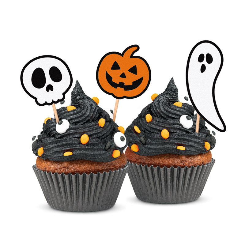 Halloween BOO! Feestprikkers 12 stuks