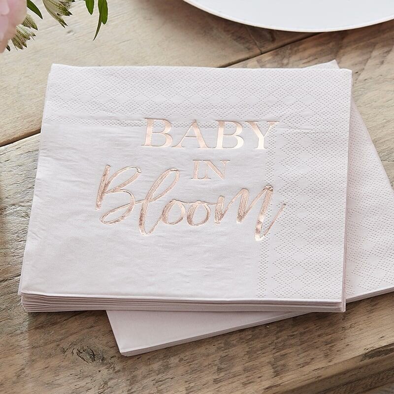 Baby in Bloom - Servetten 16 stuks