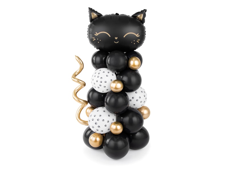 DIY Ballonnenpilaar - Zwarte Kat