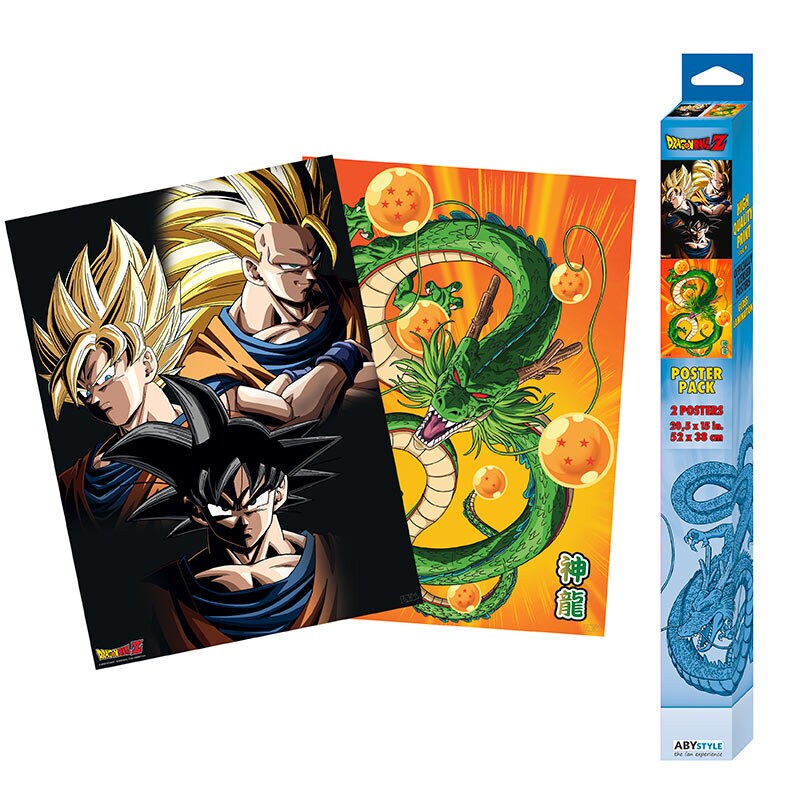 Dragon Ball Z - Posters Chibi Goku & Shenron 2 stuks