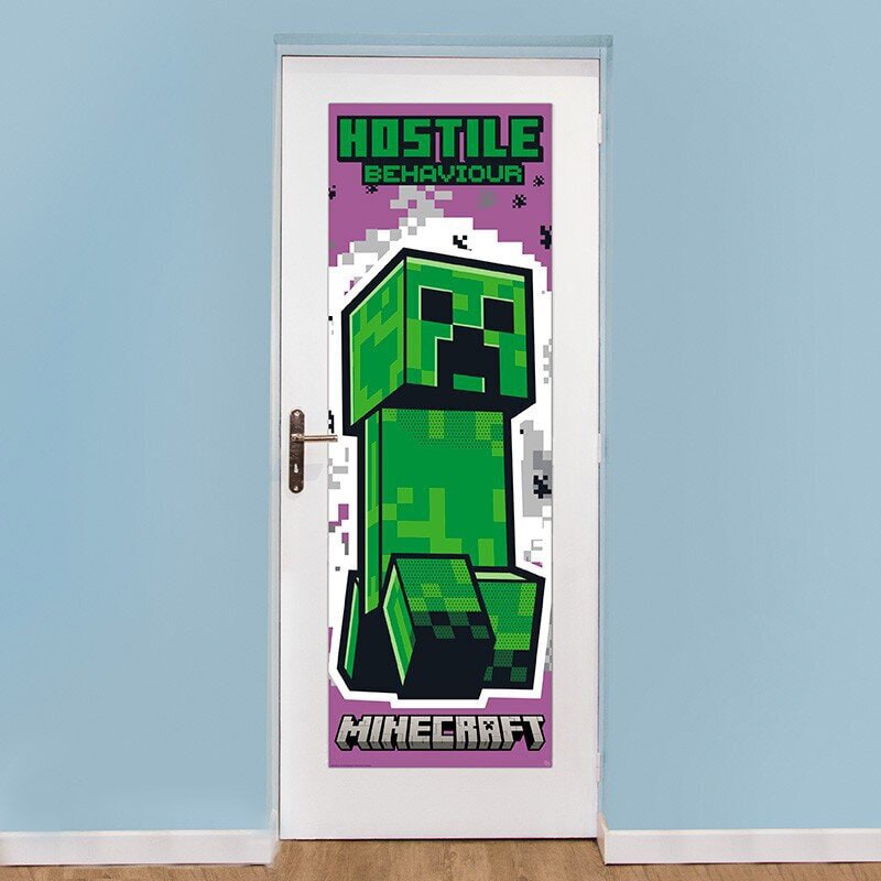 Deurposter - Minecraft Creeper 53 x 158 cm