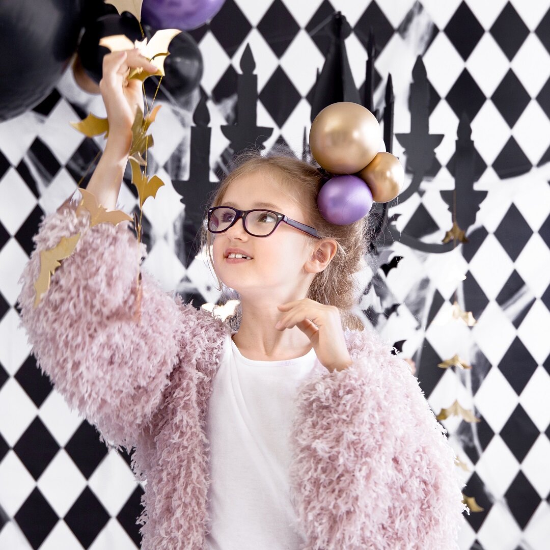Halloweendecoratie Hangende Vleermuizen in Goud 150 cm