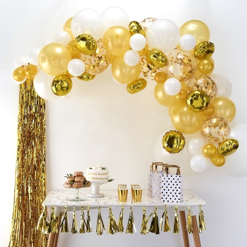 DIY Ballonnenboog - Goud