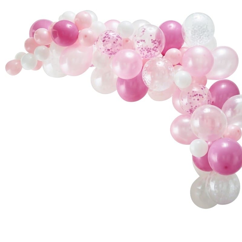 DIY Ballonnenboog - Roze