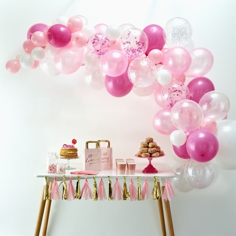 DIY Ballonnenboog - Roze