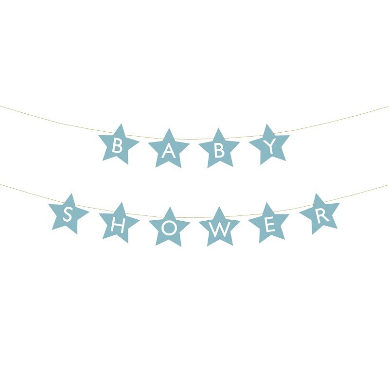 Slinger Sterren - Babyshower Blauw