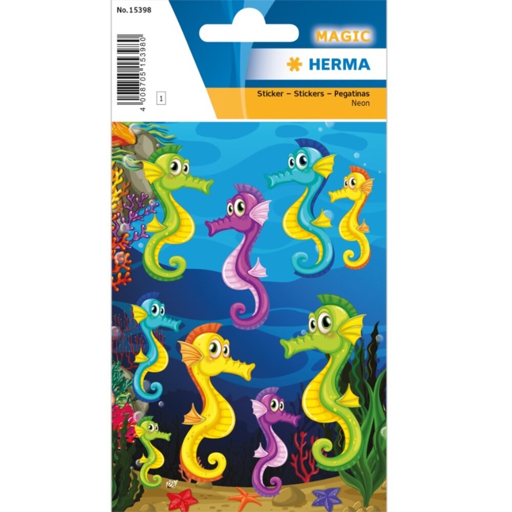 Stickers - Zeepaardjes 9 stuks
