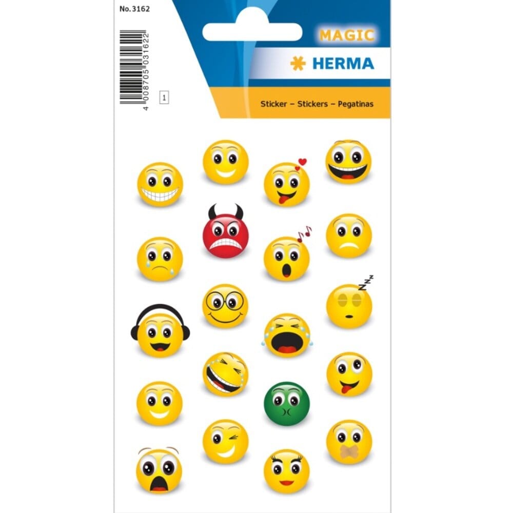 Stickers - 3D Emojis 20 stuks