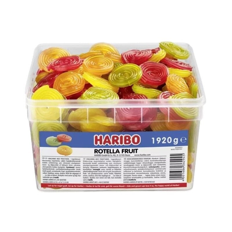 Haribo Rotella Fruit Grootverpakking 1,92 kg