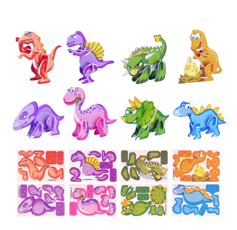 Dinosaurus 3D puzzel