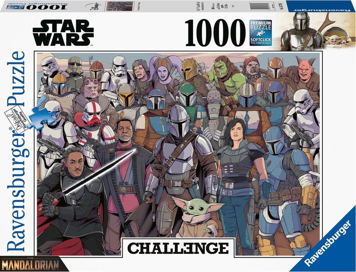 Ravensburger Puzzel - The Mandalorian Challenge 1000 stukjes