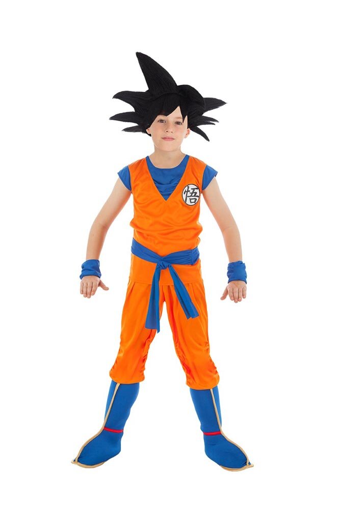 Kostuum Goku Saiyan Kinderen 9-12 jaar