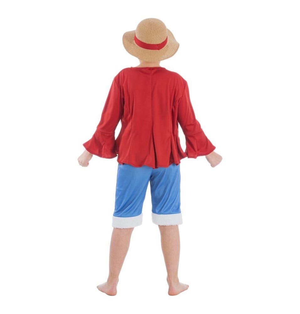 Kostuum One Piece Luffy Kinderen 9-12 jaar