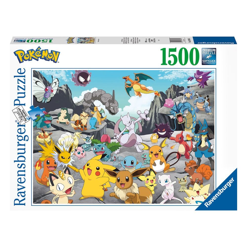 Ravensburger Puzzel - Pokémon Classic 1500 stukjes