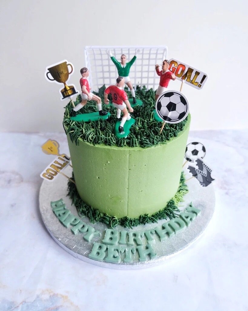 Cake Toppers - Voetballen 12 stuks