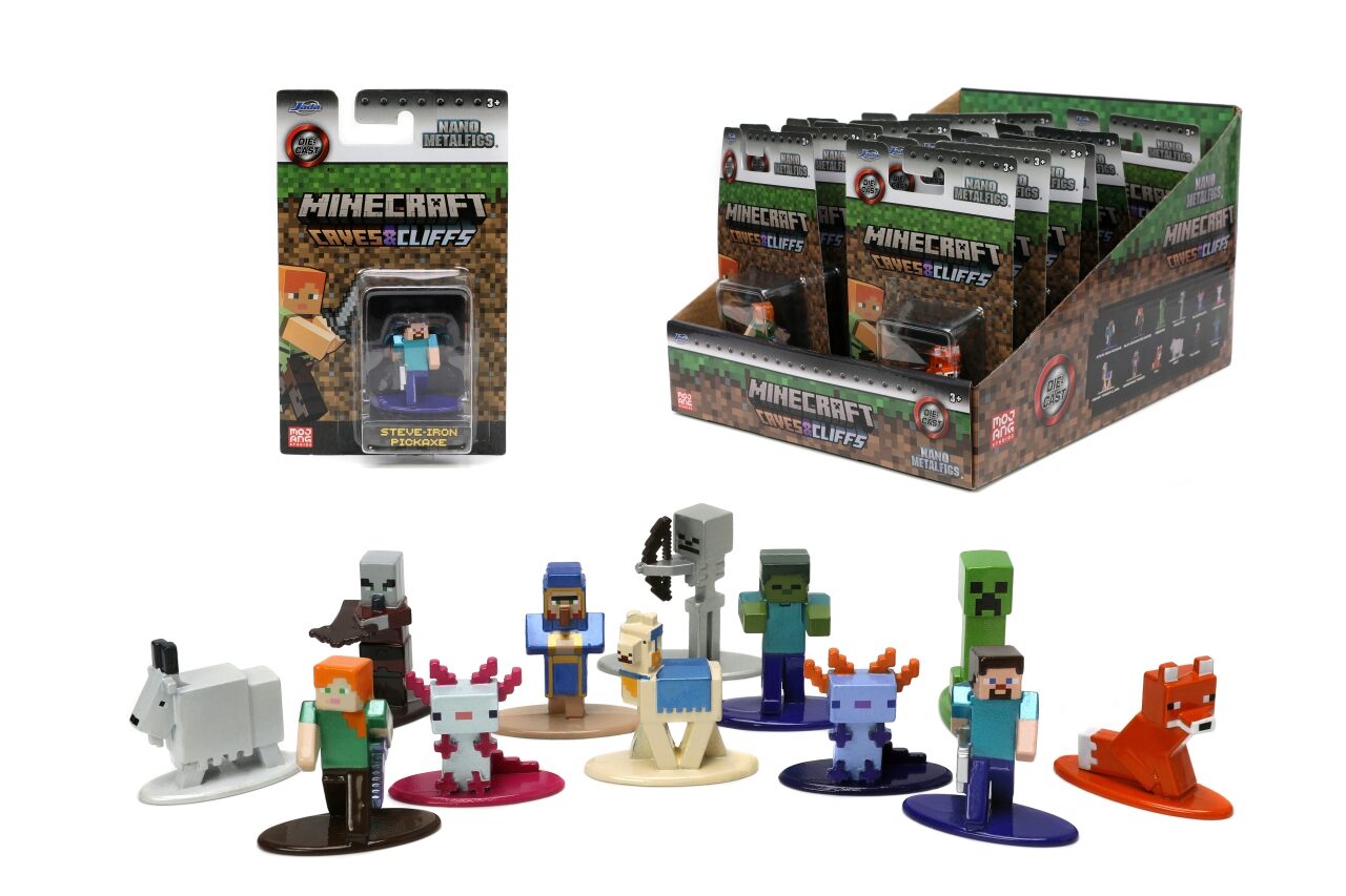 Minecraft - Metalen verzamelfiguren 4 cm