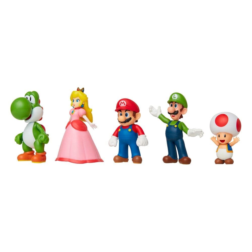 Super Mario Bros - Verzamelfiguren Mario & Friends 5 stuks