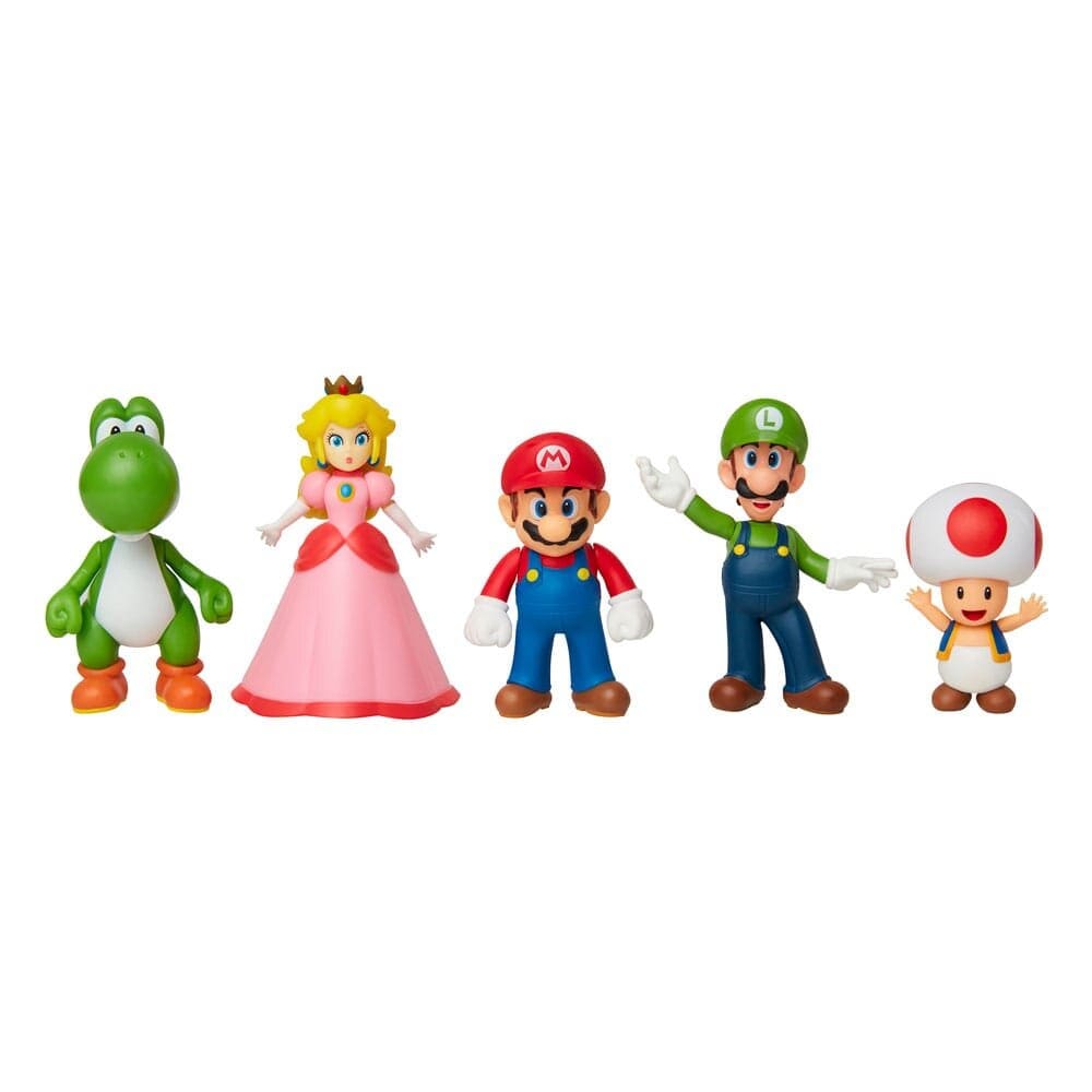 Super Mario Bros - Verzamelfiguren Mario & Friends 5 stuks