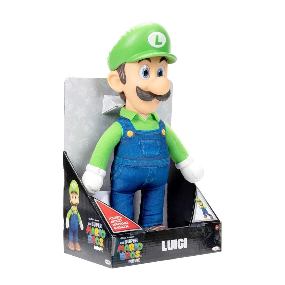 Super Mario Bros - Pluche Knuffel Luigi Deluxe 30 cm