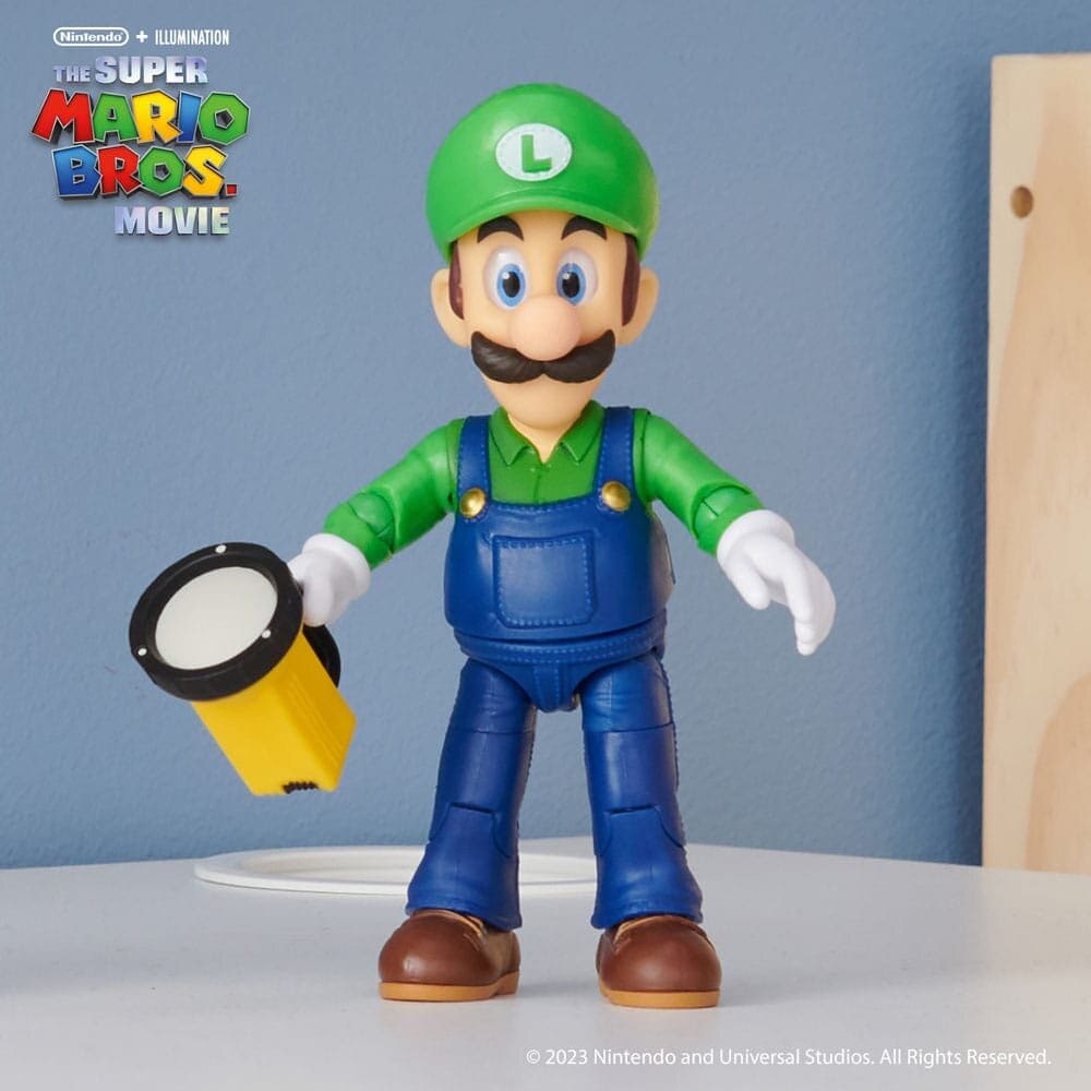 Super Mario Bros - Verzamelfiguur Luigi 18 cm