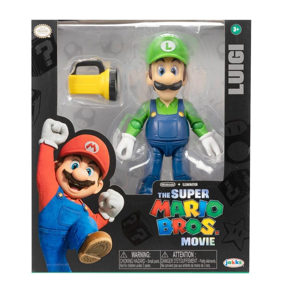 Super Mario Bros - Verzamelfiguur Luigi 18 cm