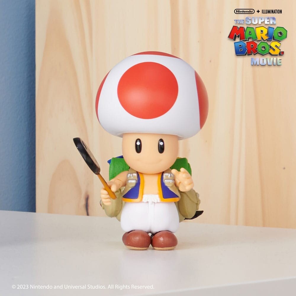 Super Mario Bros - Verzamelfiguur Toad 13 cm