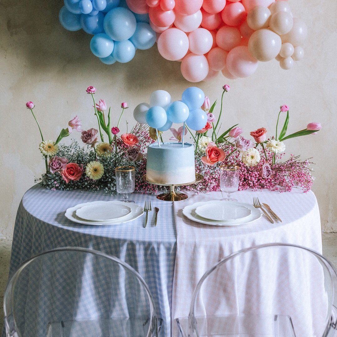 Cake Topper Ballonset Blauw