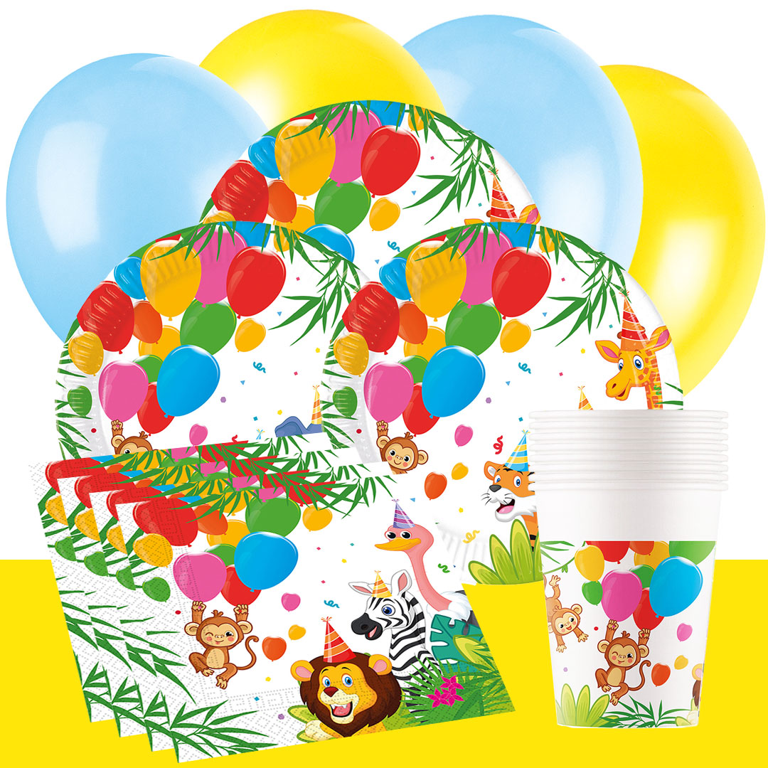Jungle Balloons - Feestpakket 8-16 personen