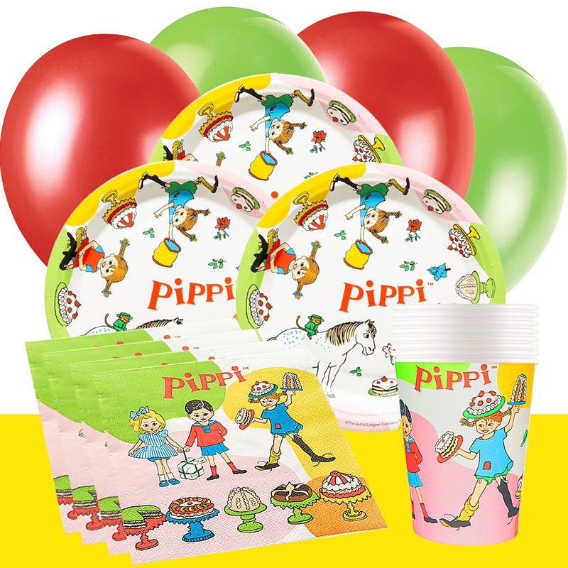 Pippi Langkous - Feestpakket 8-16 personen