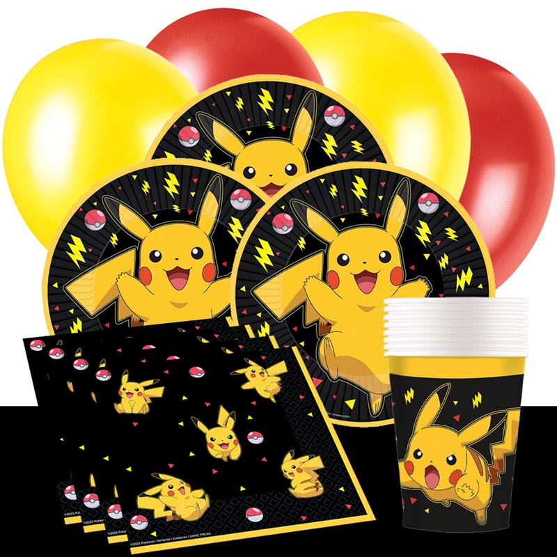 Pokémon Pikachu - Feestpakket 8-24 personen