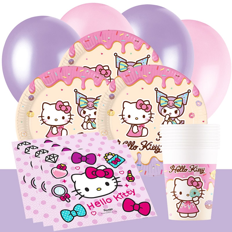 Hello Kitty Kuromi - Feestpakket 8-16 personen