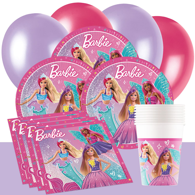Barbie - Feestpakket 8-24 personen