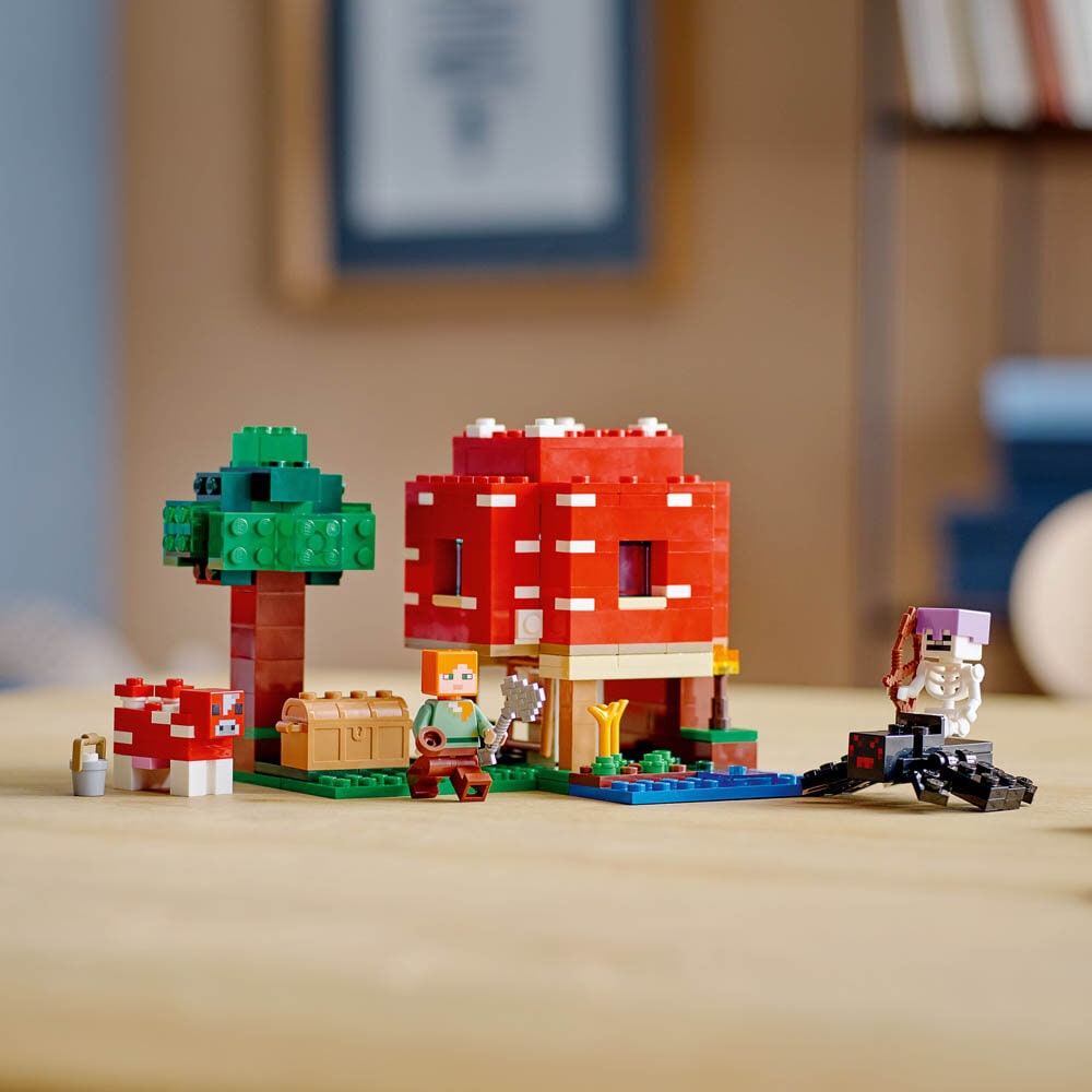 LEGO Minecraft - Het Paddenstoelenhuis 8+