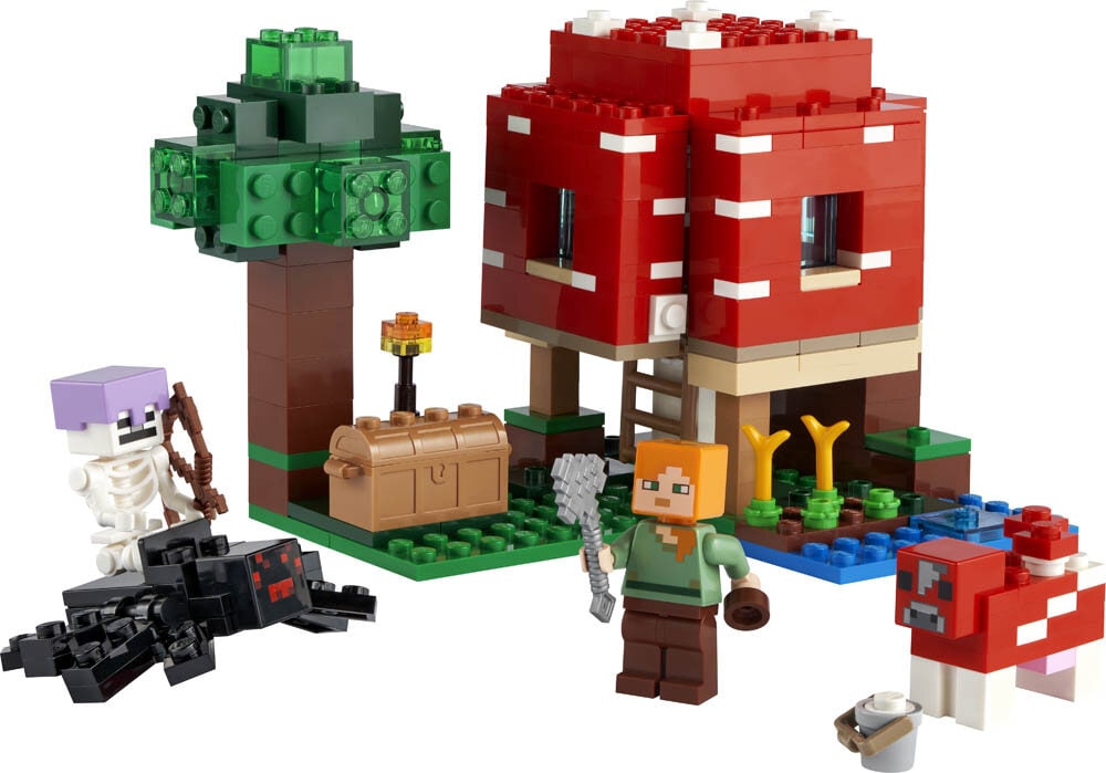 LEGO Minecraft - Het Paddenstoelenhuis 8+