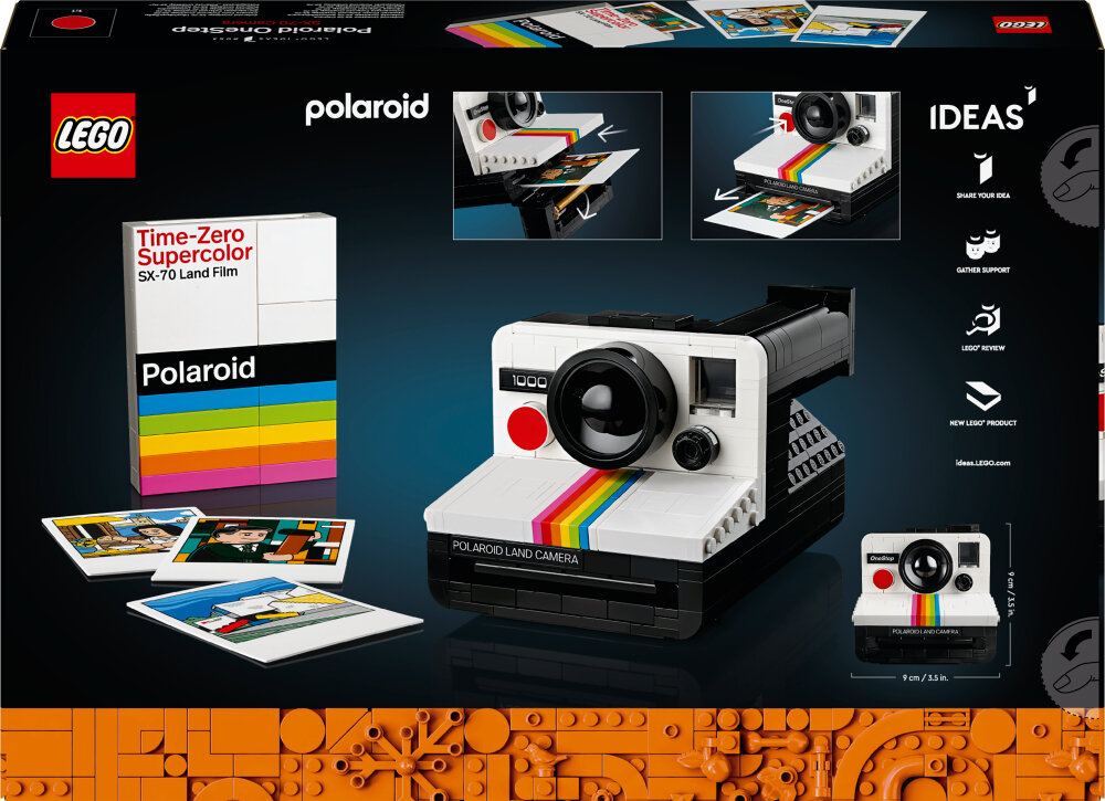 LEGO Ideas - Polaroid OneStep SX-70 camera 18+