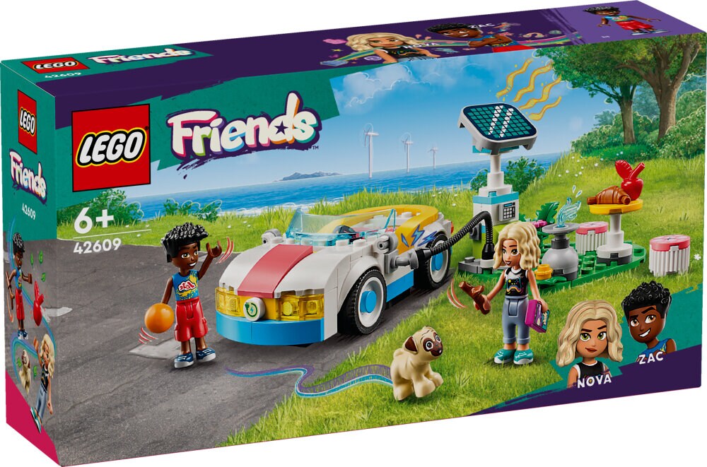 LEGO Friends - Elektrische auto en oplaadpunt 6+