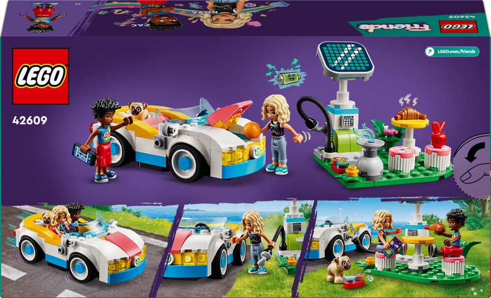 LEGO Friends - Elektrische auto en oplaadpunt 6+