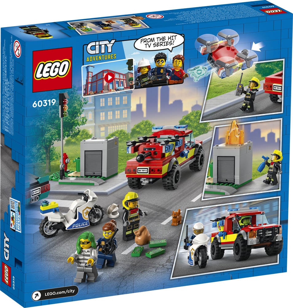LEGO City - Brandweer & Politie achtervolging 5+