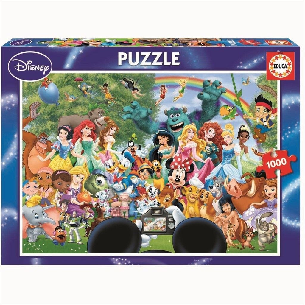 Educa Puzzel - Disney's wondere wereld 1000 stukjes