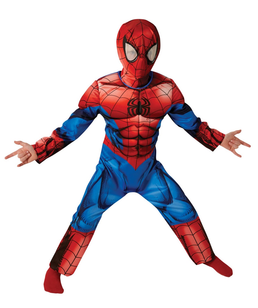 Ultimate Spiderman Deluxe Kostuum Kind 5-10 Jaar