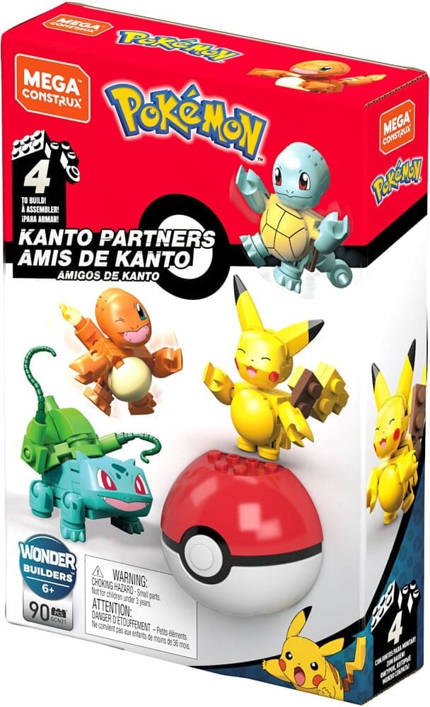 Pokémon - Mega Bouwset Kanto Partners