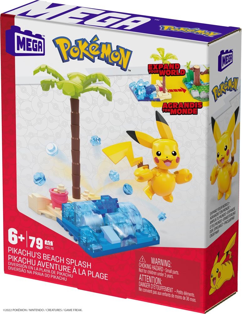 Pokémon - Mega Construction Set Pikachu's Beach Splash