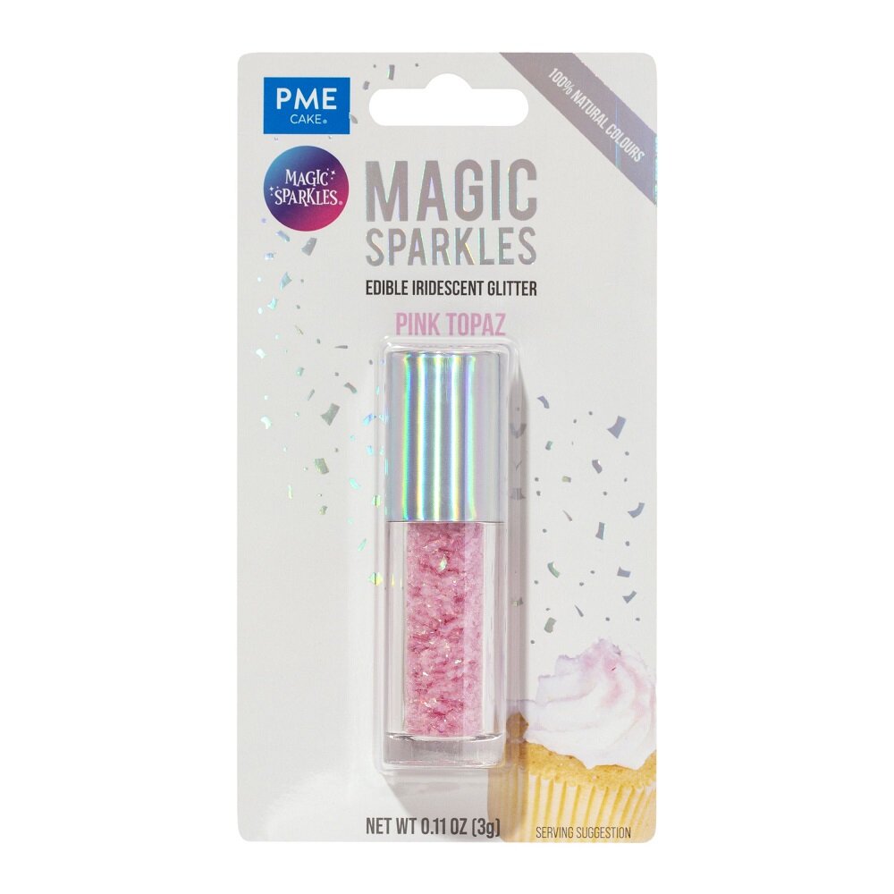 PME Eetbare Glittervlokken, roze