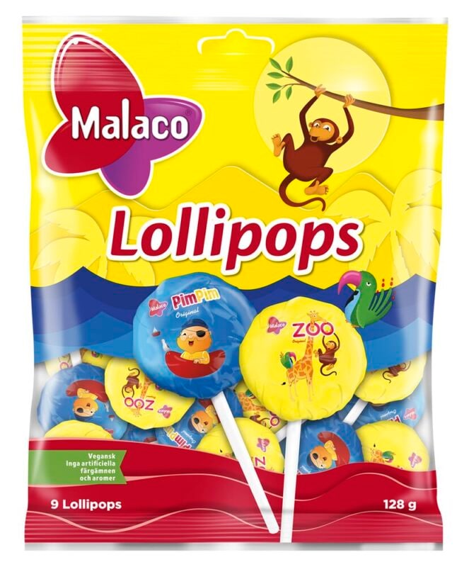 Malaco Mix van Lollies 128 gram