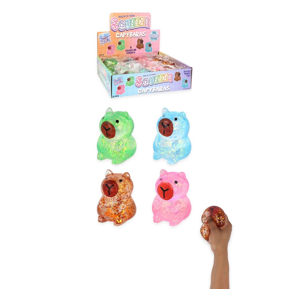 Squeeze glitter capybara