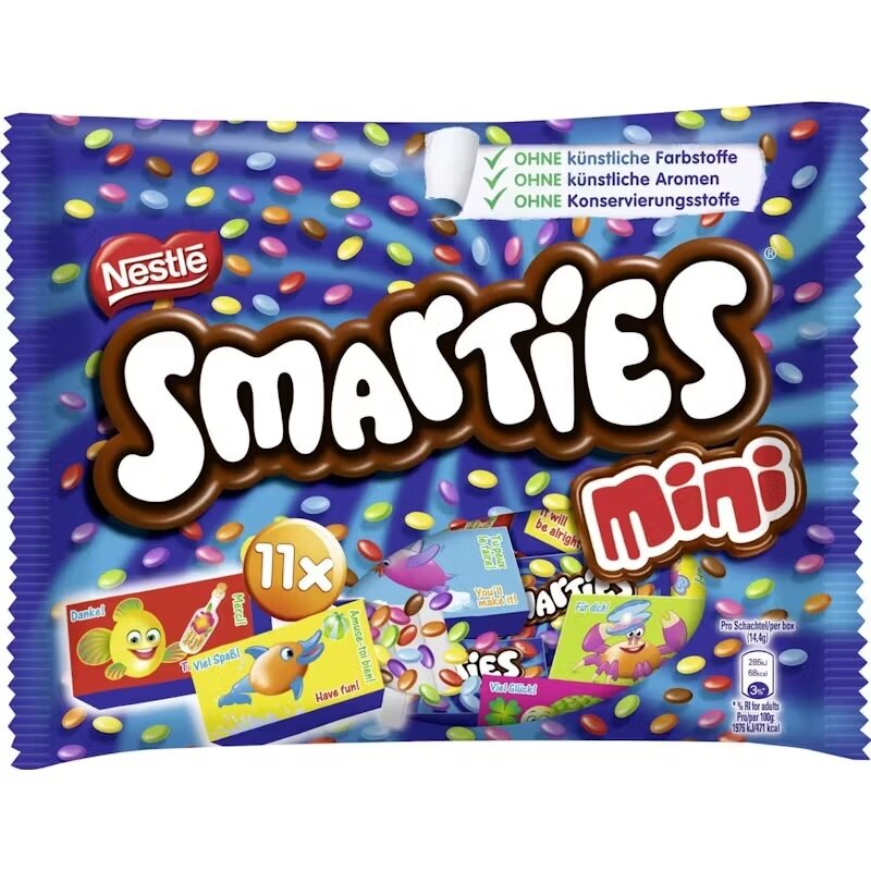 Smarties mini in zak 158 g
