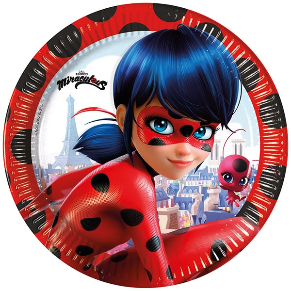 Miraculous Ladybug - Bordjes 8 stuks